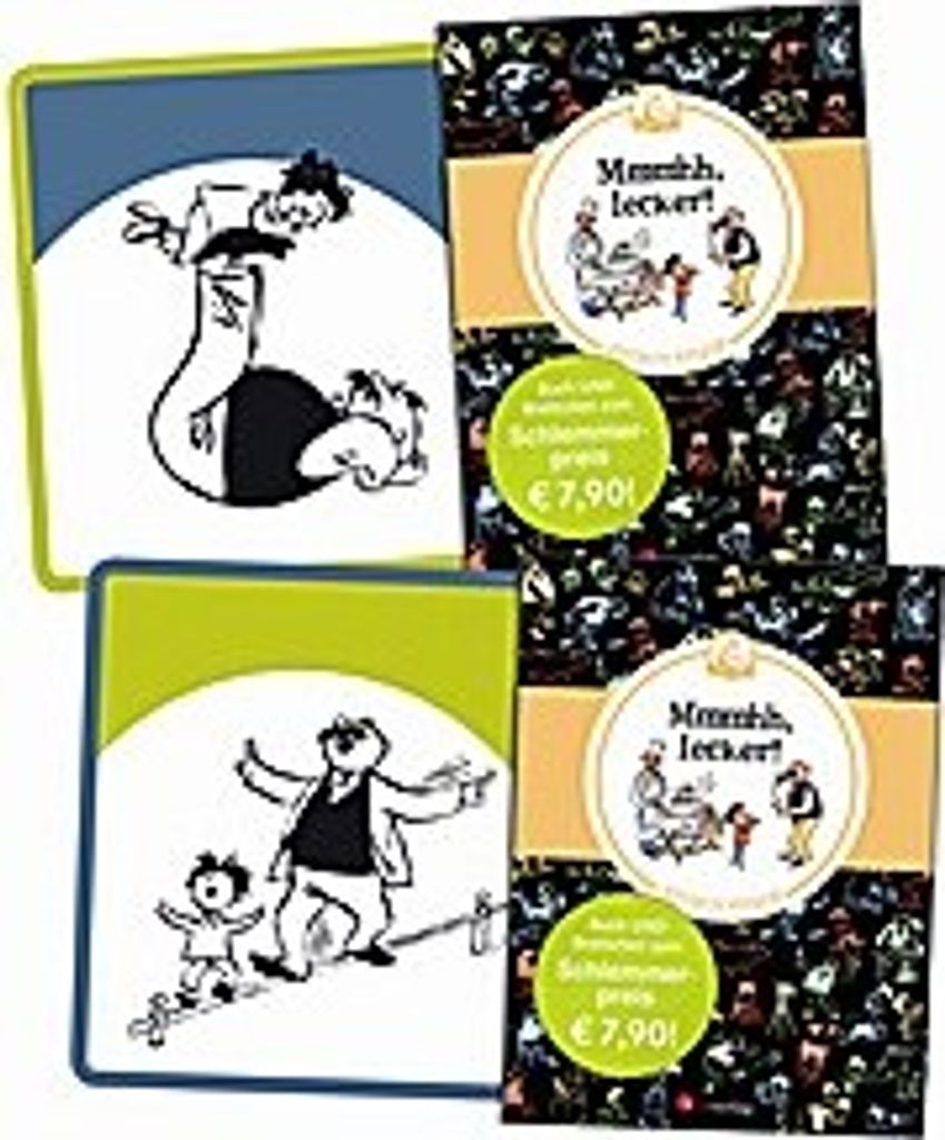 Vater und Sohn - Mmmhh, lecker (Bundle): Mini-Buch in Farbe plus Frühstücksbrettchen