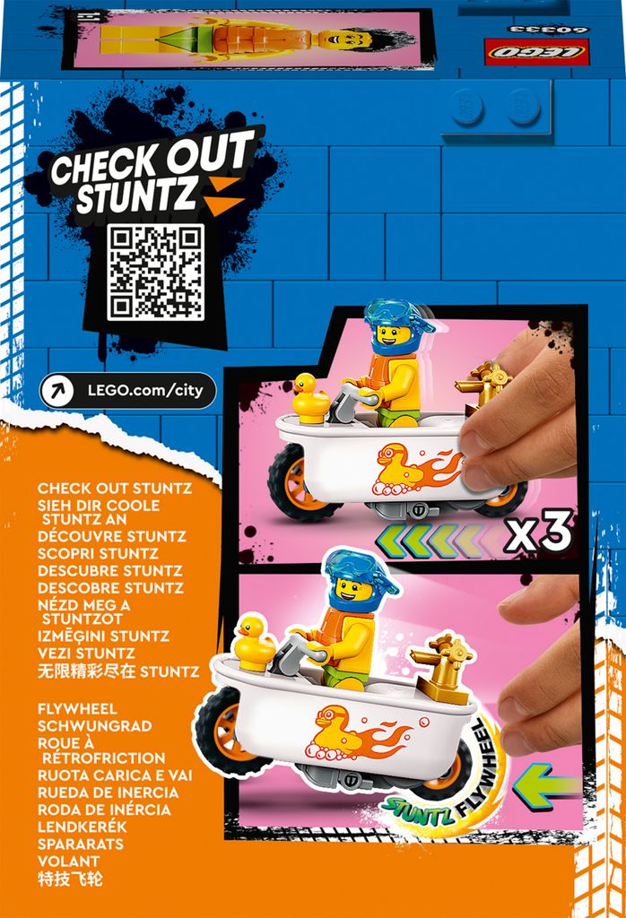 LEGO 60333 City Stuntz Badewannen-Stuntbike, Set mit Produktbild 8