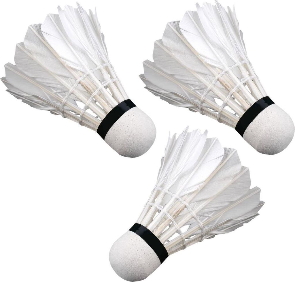 Lotka Badminton Z Piór Enero 3Szt Biała Zdjęcie produktu 