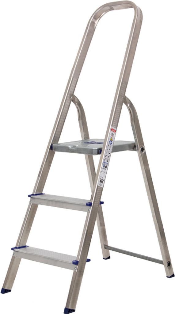 Haushaltsleiter Alu mit Sicherheitsbügel Mod. KH - Produktbild 