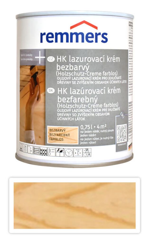 Remmers Krém na ochranu dreva bezfarebný 750 ml Obrázok produktu 