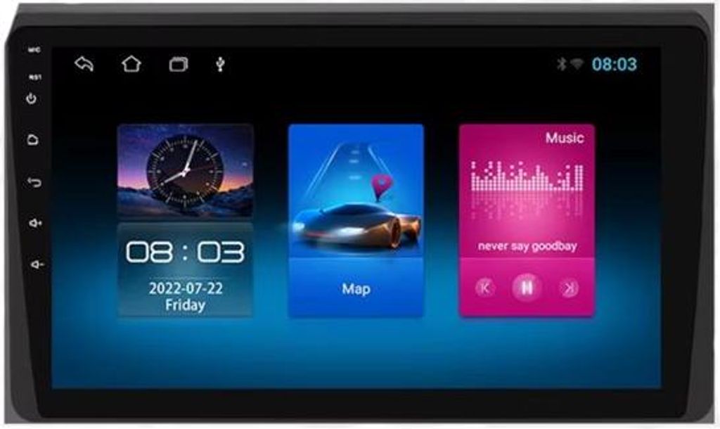 Autoradio mit Bluetooth und CarPlay für Renault Duster HM 2 (2020–2021) – Kompatibel mit Apple und Android – Stereoanlage – Navigationssys...
