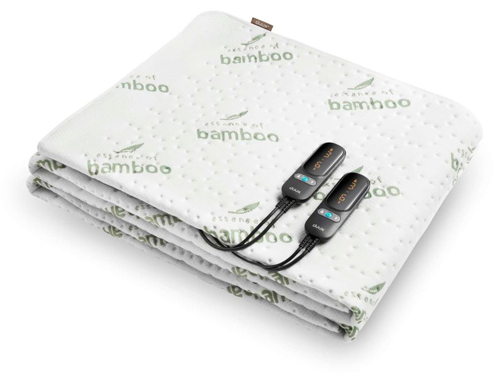 Duux Snooze Bamboo Elektrische Unterdecke – 6 Stufen – 140x200 cm