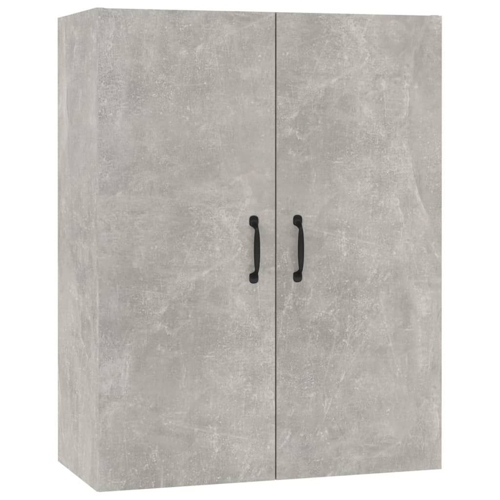 "2026 MODERNE"Flurschrank - elegante Design - Mehrzweckschrank - Hängeschrank Betongrau 69,5x34x90 cm Holzwerkstoff - Kommoden CC5039824