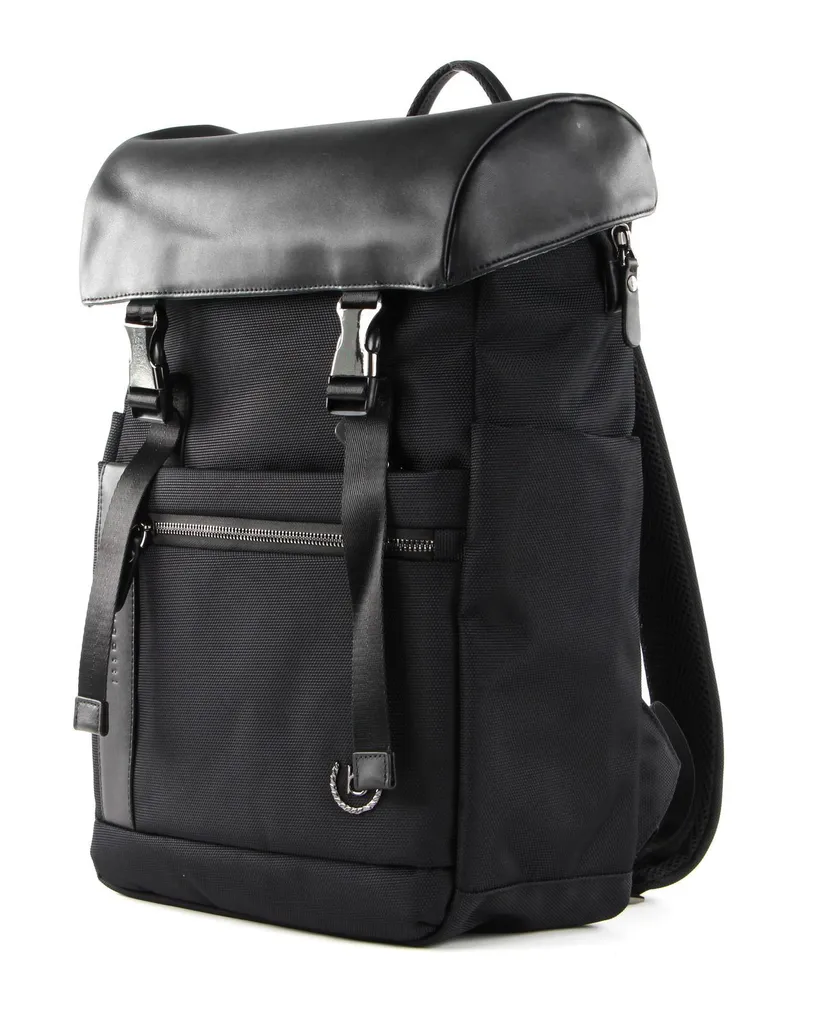 Backpack Bugatti Nero - Zaino Leggero e Robusto per Uomo e Donna - 2