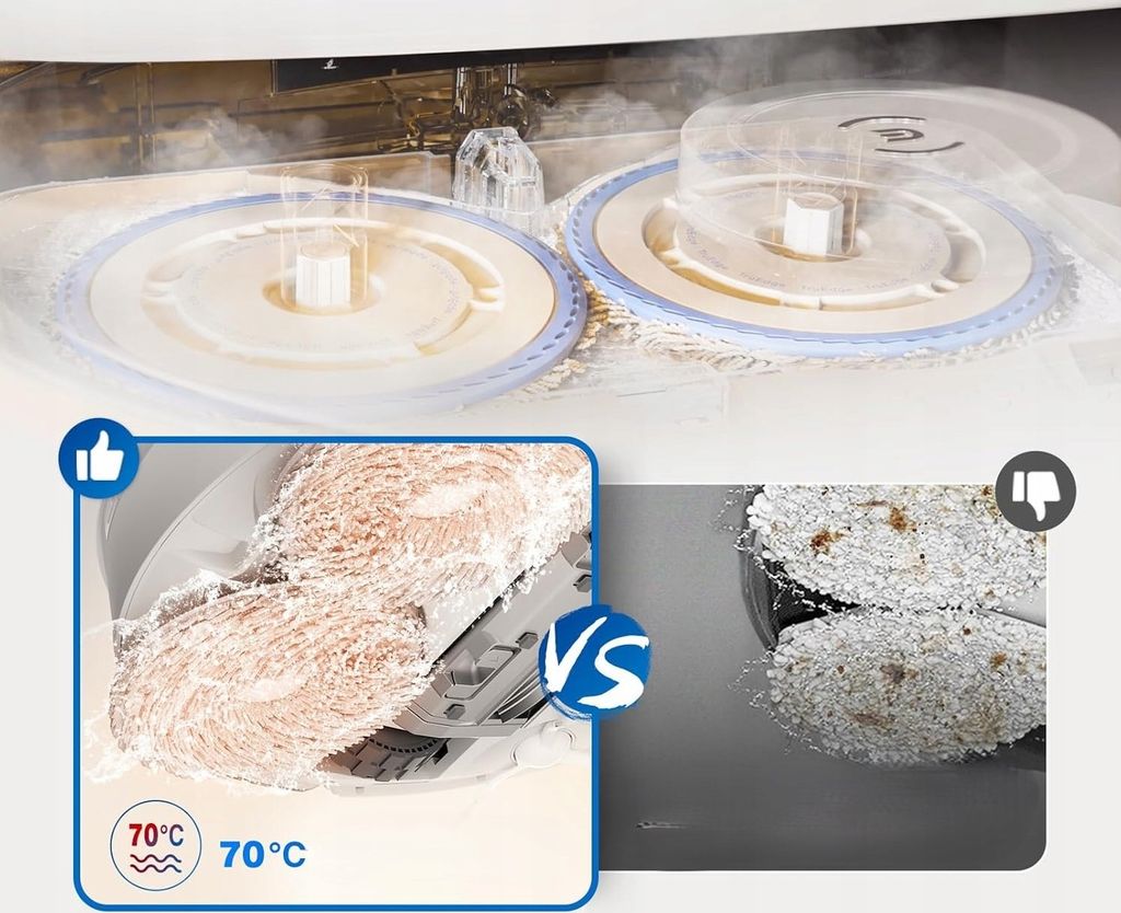 Robot sprzątający Ecovacs Deebot T30 Pro OMNI biały Zdjęcie produktu 16