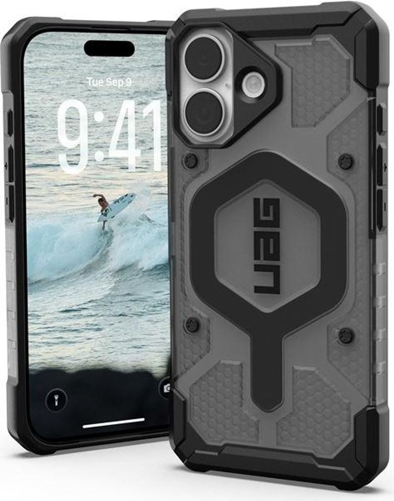 Urban Armor Gear Pathfinder, Cover, Apple, iPhone 17, 16 cm (6.3"), Asche, Schwarz