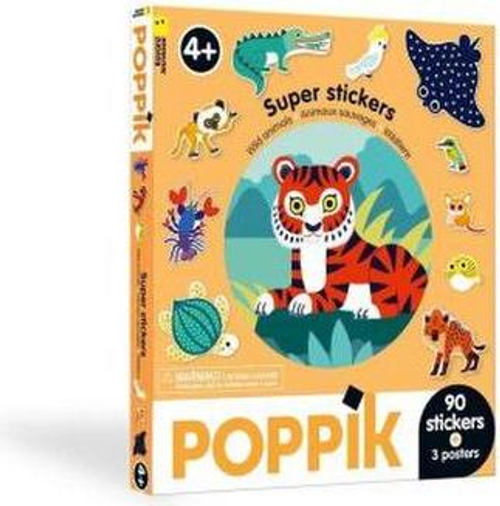 POPPIK - Sticker Box Wildtiere