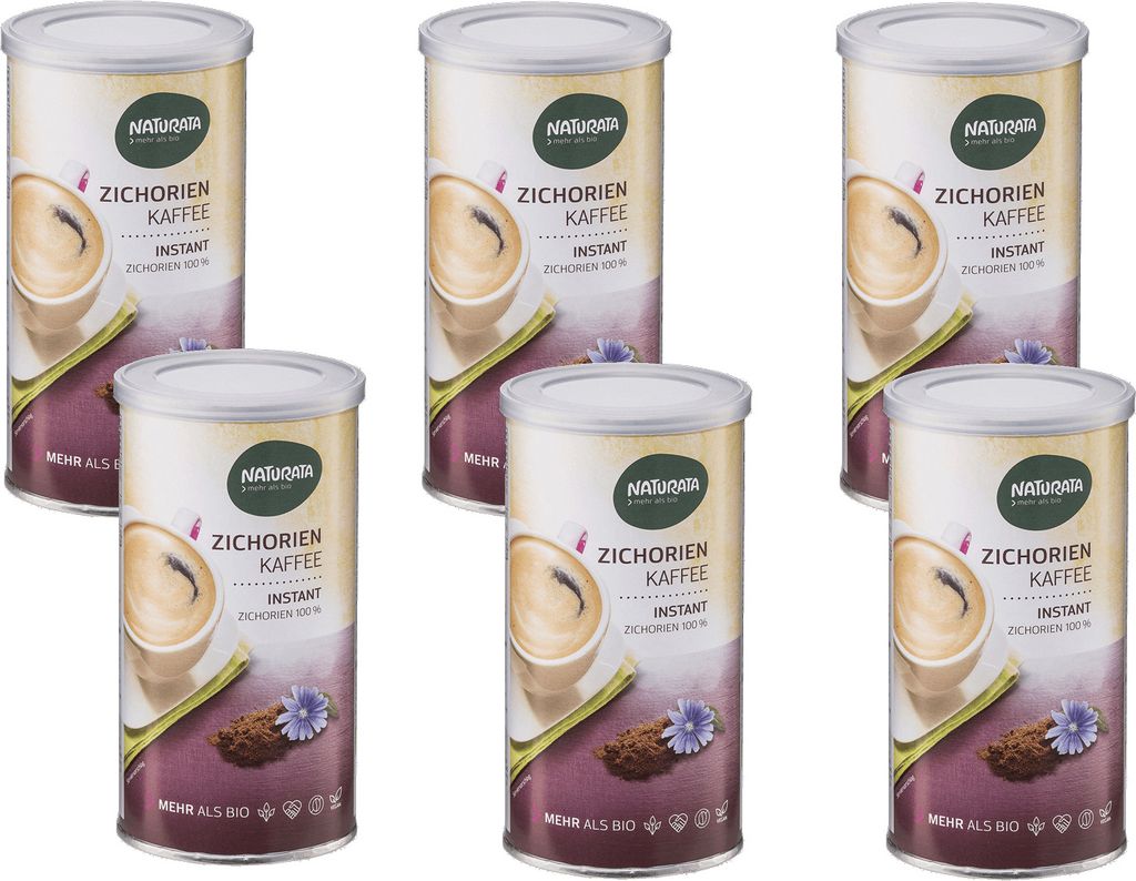Naturata Zichorienkaffee, instant, Dose (6 x 110 gr)