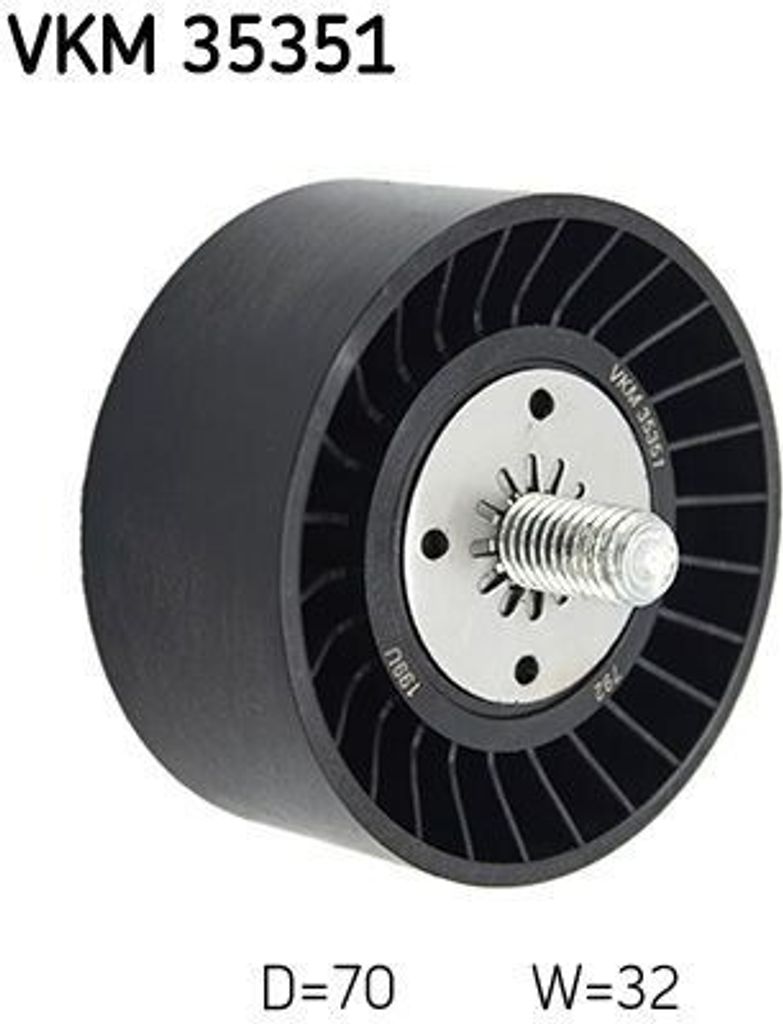 SKF VKM 35351 Umlenkrolle Keilrippenriemen für CHEVROLET CAPTIVA (C100, C140) für OPEL ANTARA