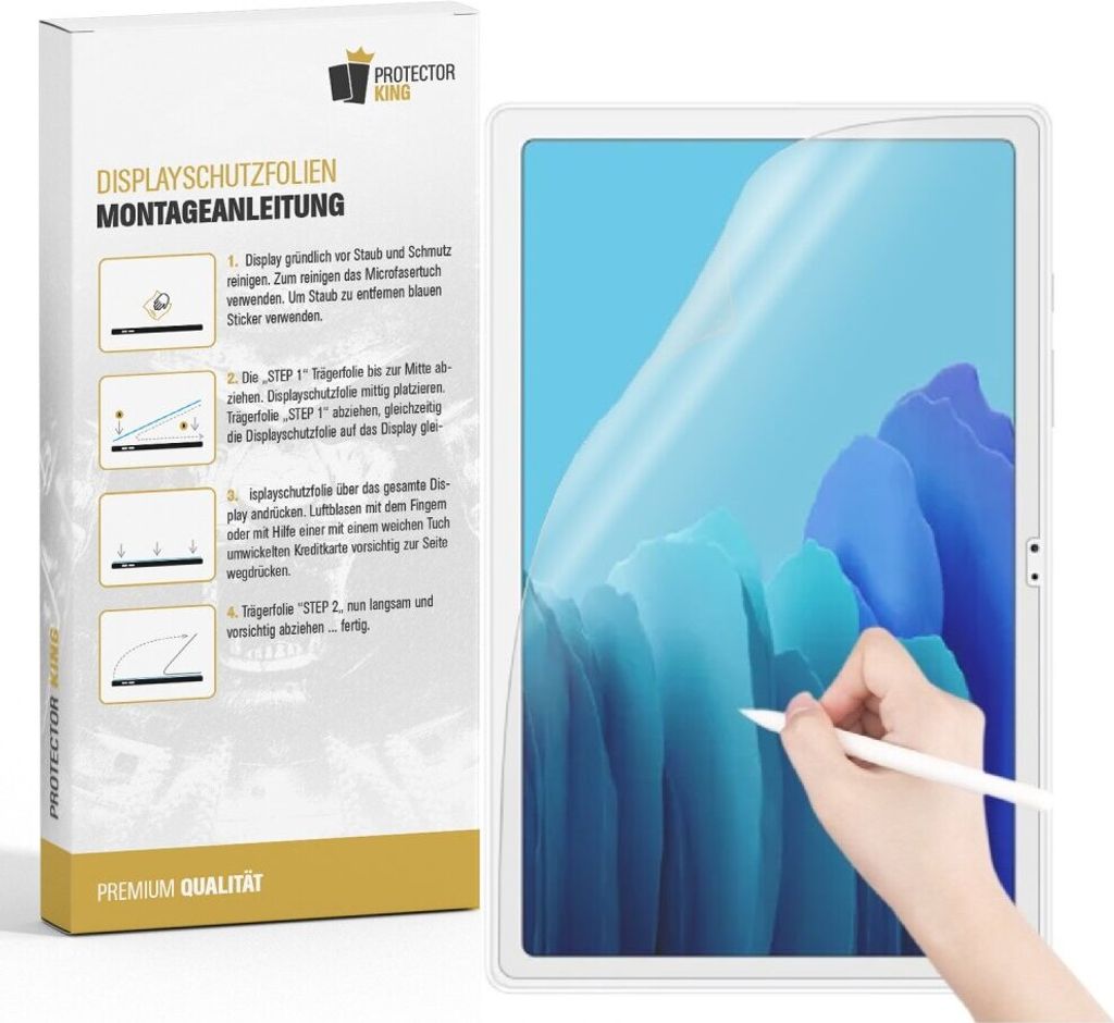 1x Paperfeel für Samsung Galaxy Tab A7 10.4 Displayschutz Produktbild 