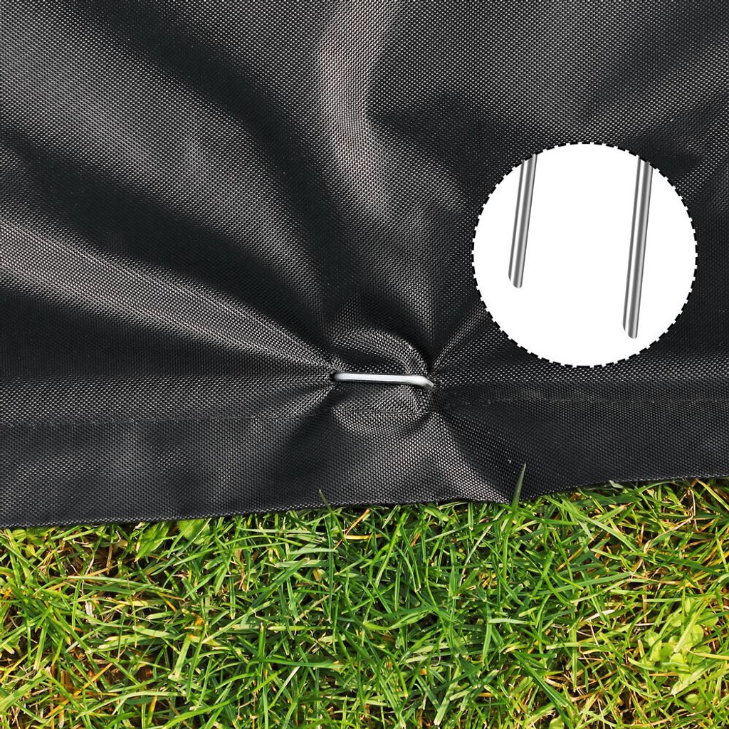 GARDEBRUK® 100x Erdanker verzinkter Stahl 150mm x 25mm Ø Produktbild 5