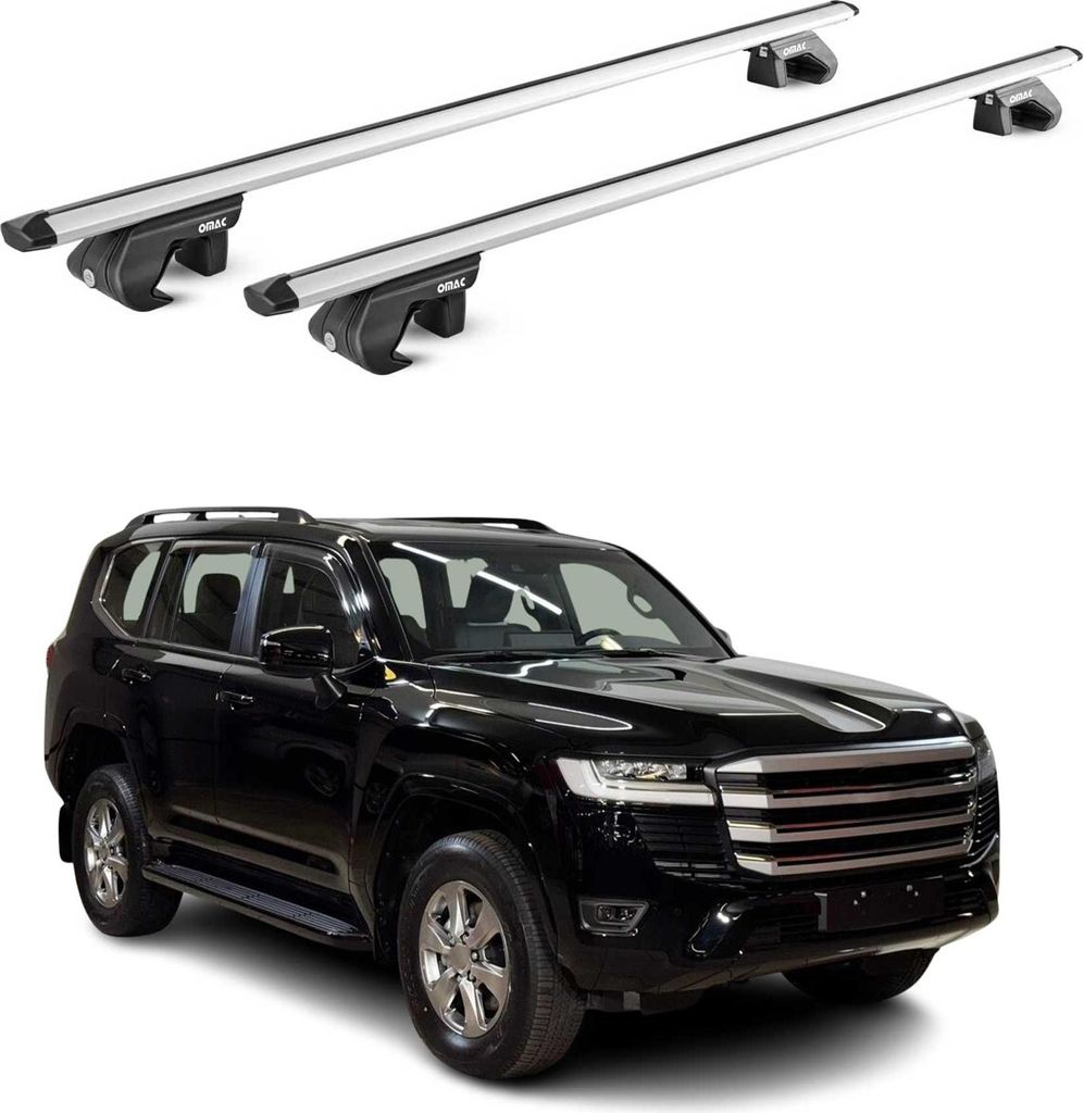 Dachträger Grundtäger für Toyota Land Cruiser J250 2023-2025 90kg Alu Silber ABE