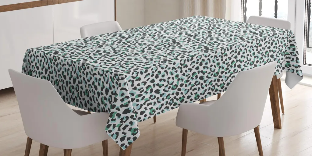 Tovaglia Abakuhaus Leopardata Astratta 140x240 - Arte in Tavola