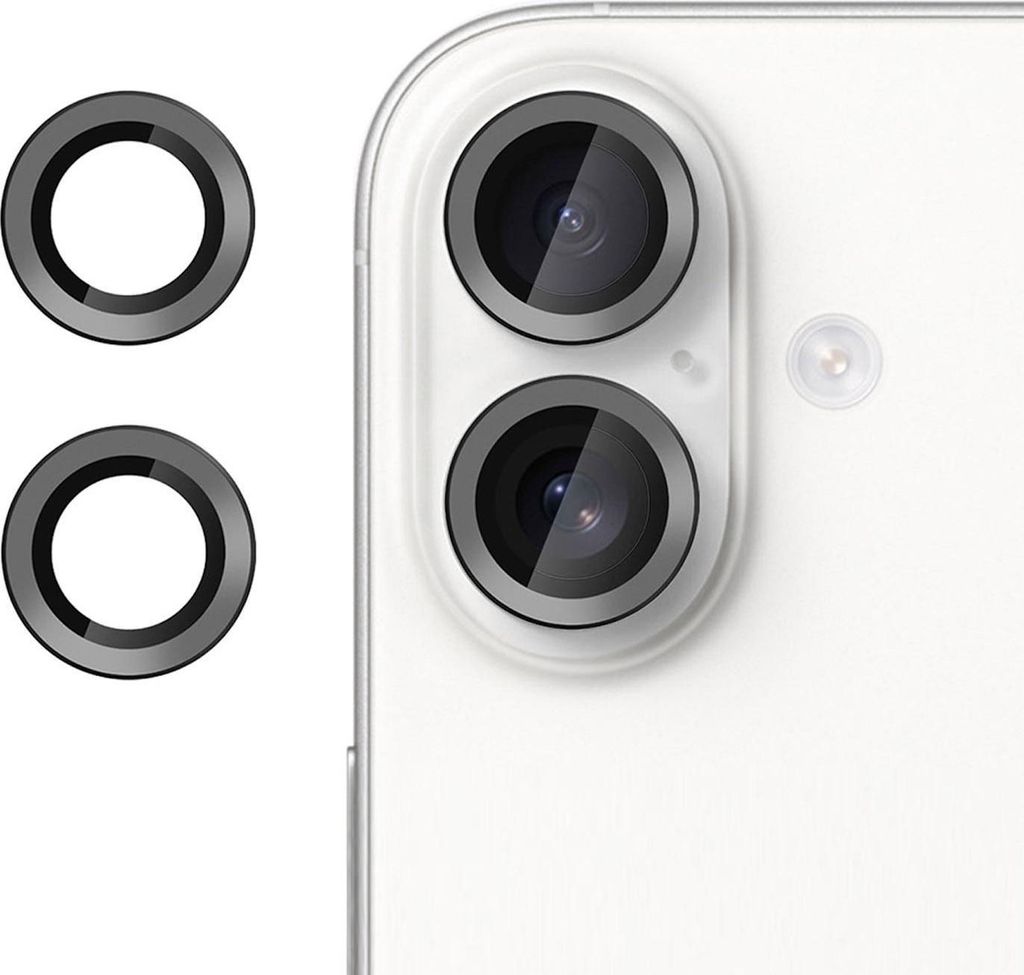 9H Kamera Schutzglas für Apple iPhone 17 Ultra Dünn Anti-Fingerprint Schwarz