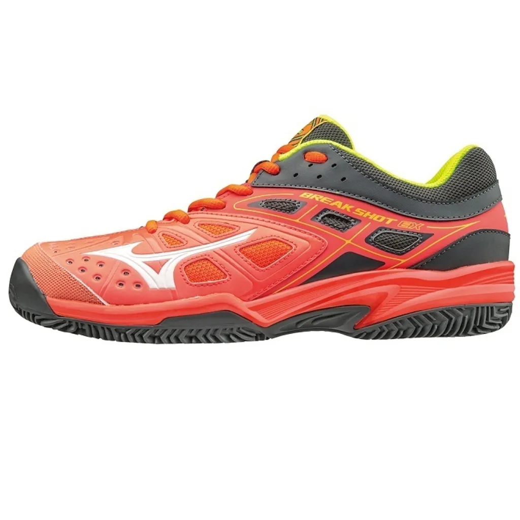 Baskets de Tennis Mizuno Homme Break Shot EX CC pour Terre Battue Bleu