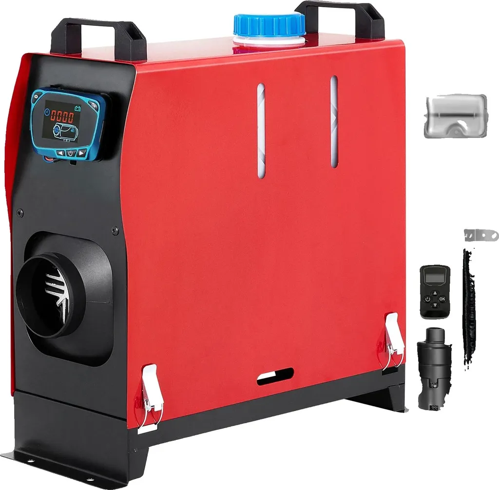 Chauffage diesel 8KW 12V avec réservoir de 5L et télécommande 30m