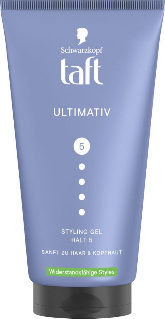TAFT Styling Gel Ultimativ Starker Halt 5 zu Haar und Kopfhaut 150ml