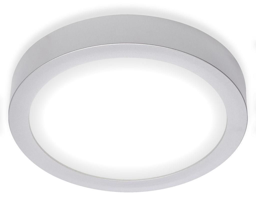 LED Aufbauleuchte Deckenlampe 16,5W chrom Kunststoff 4000 K Produktbild 