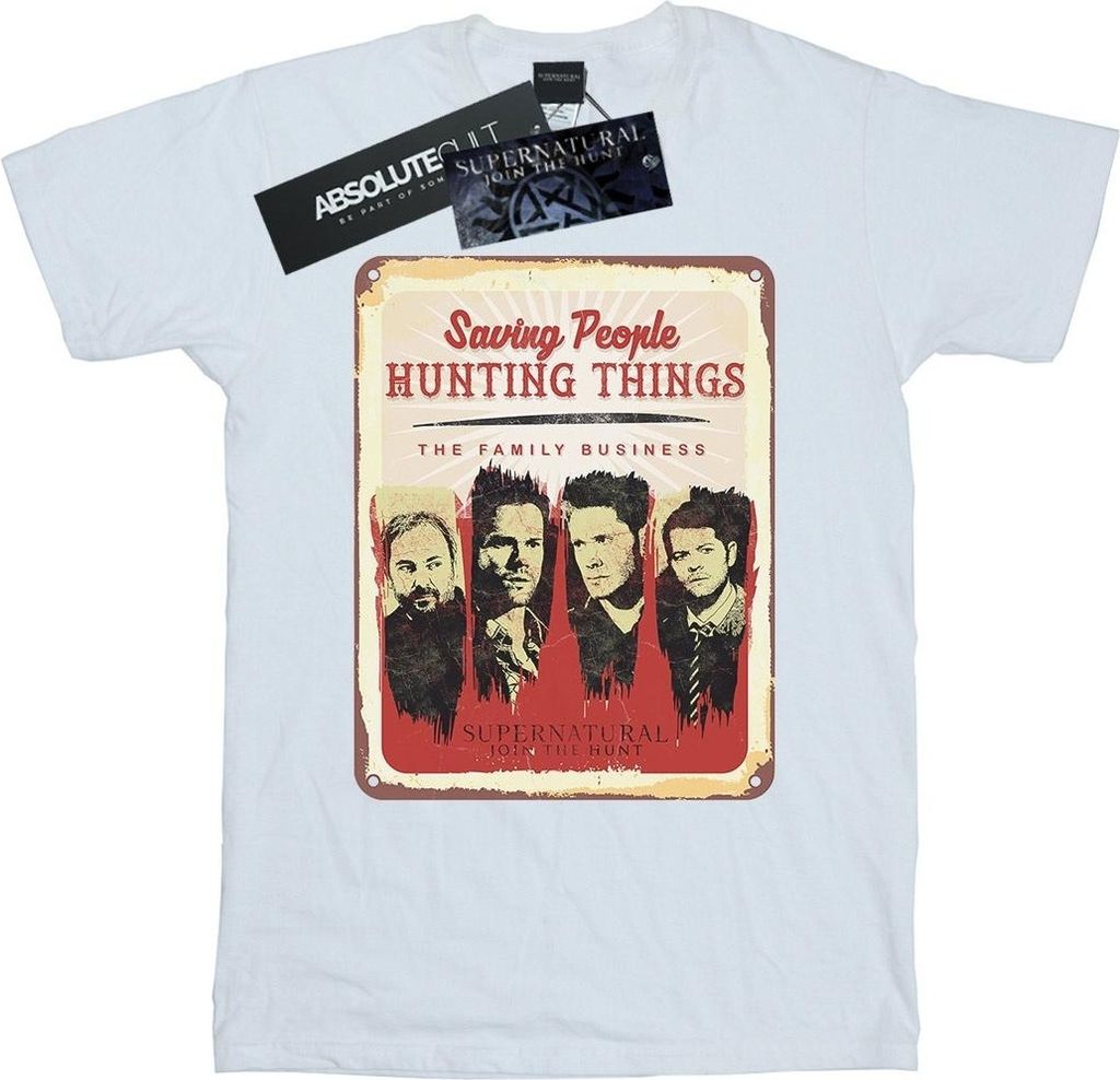 Supernatural - T-Shirt für Herren BI51922 (XL) (Weiß)