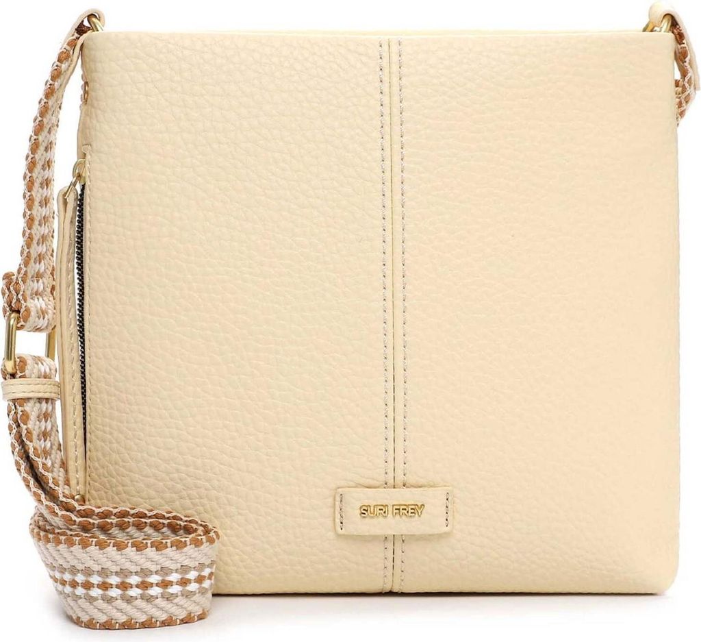 SURI FREY Umhängetasche Gray SC Crossbody Bag Lightyellow hellgelb