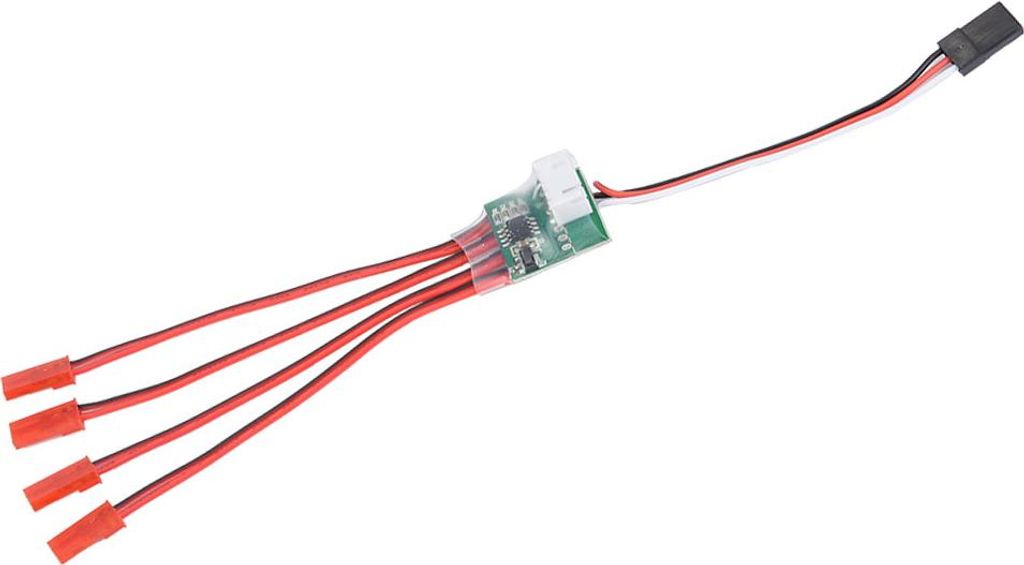 RC-Flugzeugzubehör LED-Lichtleisten-Controller für ferngesteuerte Flugzeuge (3S)