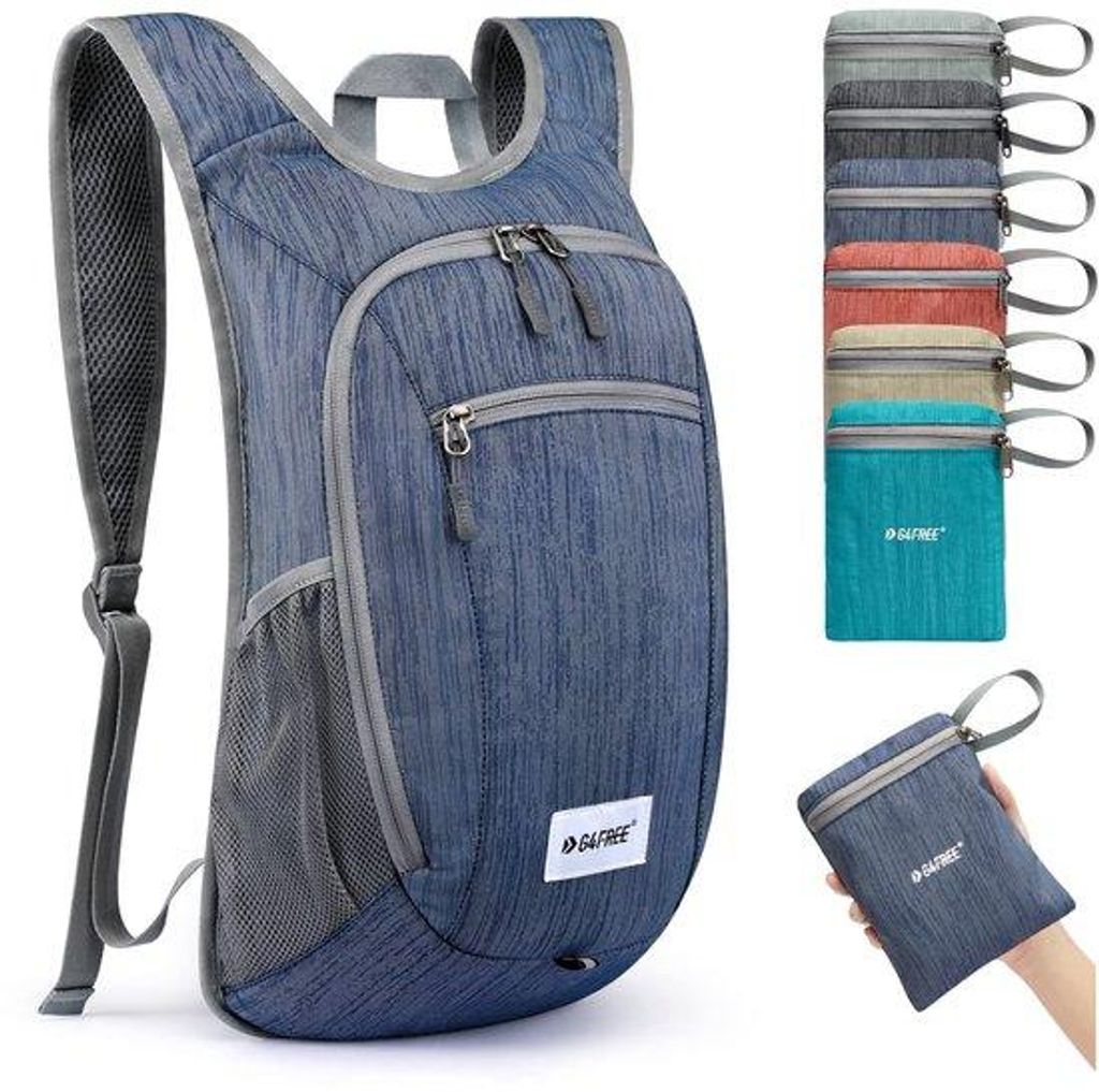Leichter Faltbarer Wanderrucksack 10L für Outdoor Wandern Camping Reisen