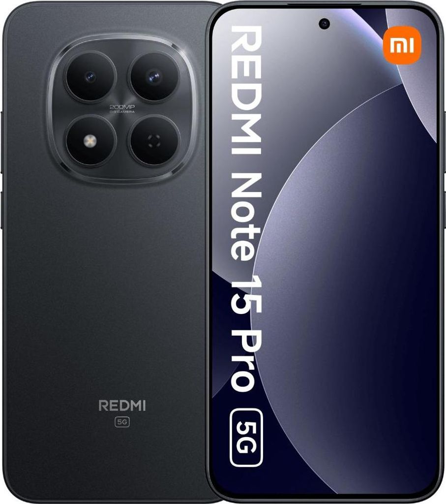 Redmi Note 15 Pro 5G 512GB (Black, HyperOS, 12 GB) Produktbild 