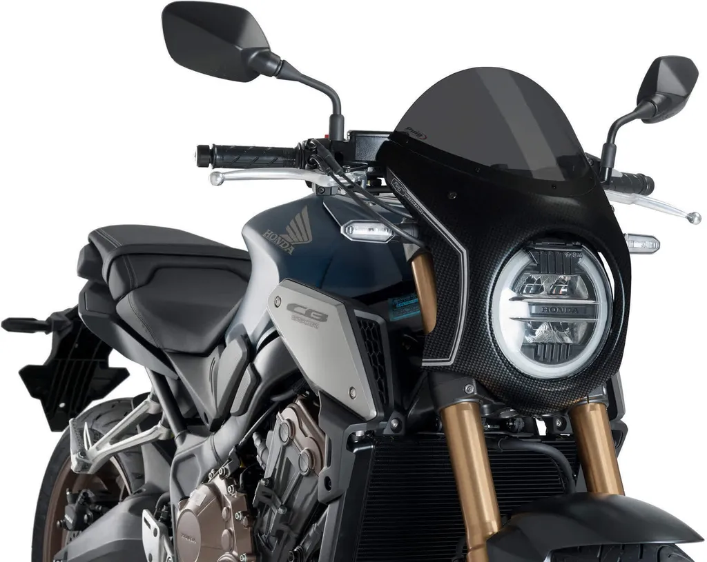 Saut-de-vent rétro PUIG fumé noir pour Honda CB1000R Neo Sports Café - 2