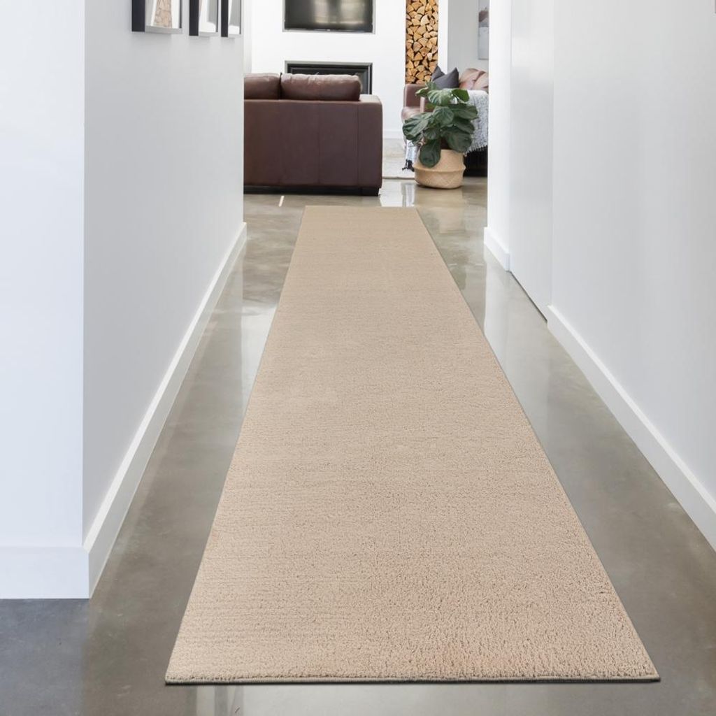 Tappeto beige moderno, resistente e morbido, con Immagine del prodotto 