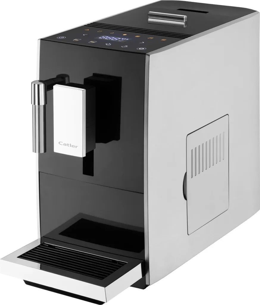 Cafetière automatique CATLER EA 801 Cubisto en inox avec moulin à grains