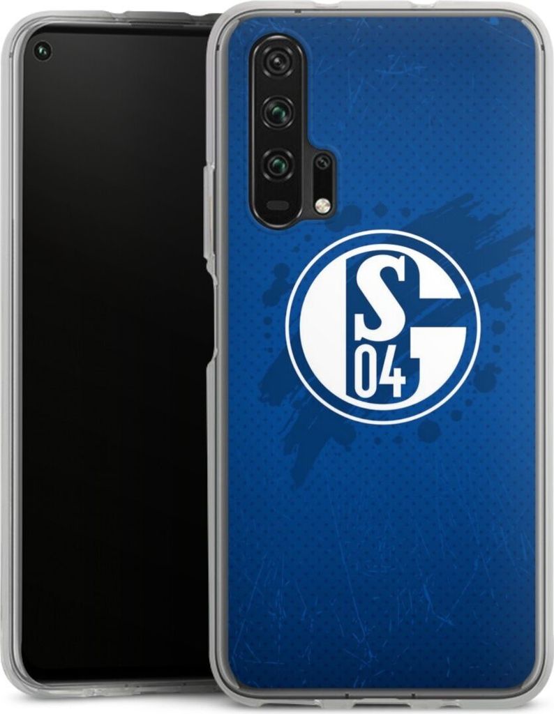 DeinDesign Handyhülle für Huawei Honor 20 Pro Silikon Hülle Case Smartphone Schutzhülle Bundesliga FC Schalke 04 Offizielles Lizenzprodukt