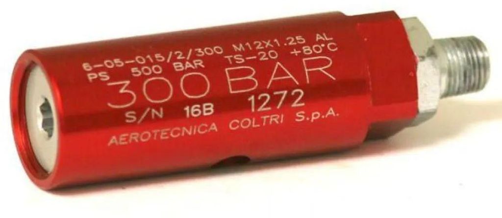 Coltri Safety Ventil 300 Bar Rot Rot One Size