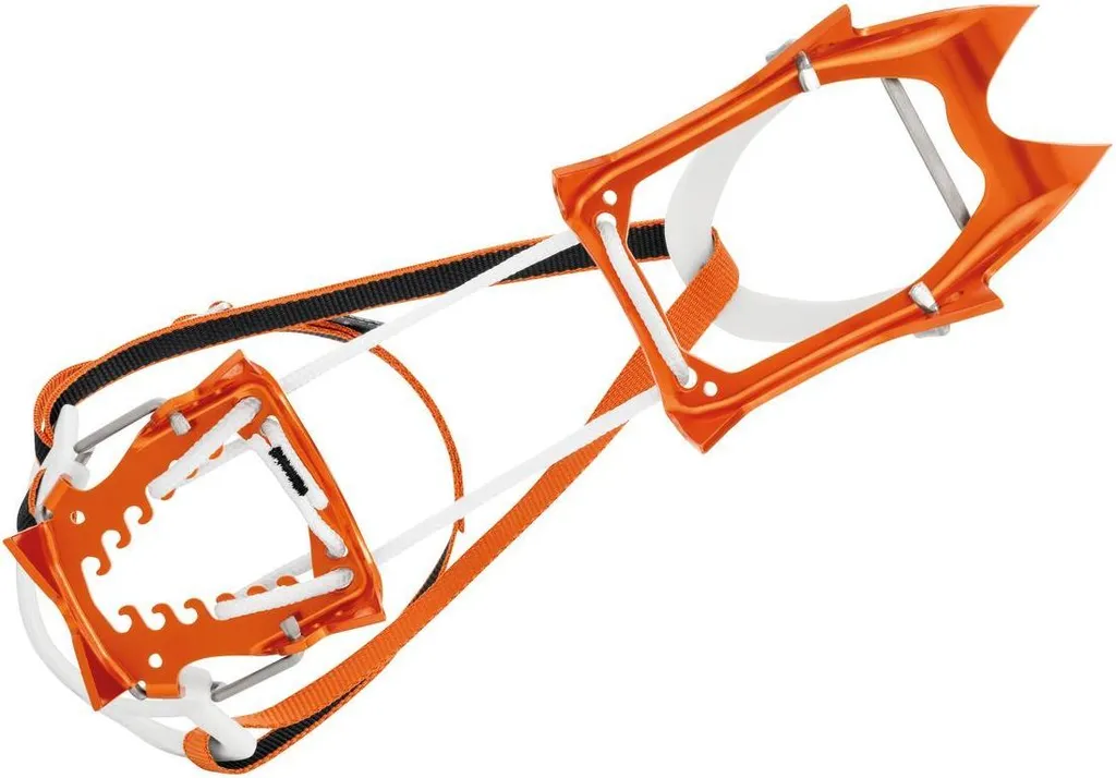 Petzl Leopard FL Crampons d'Alpinisme Ultra-Légers Orange Taille Unique