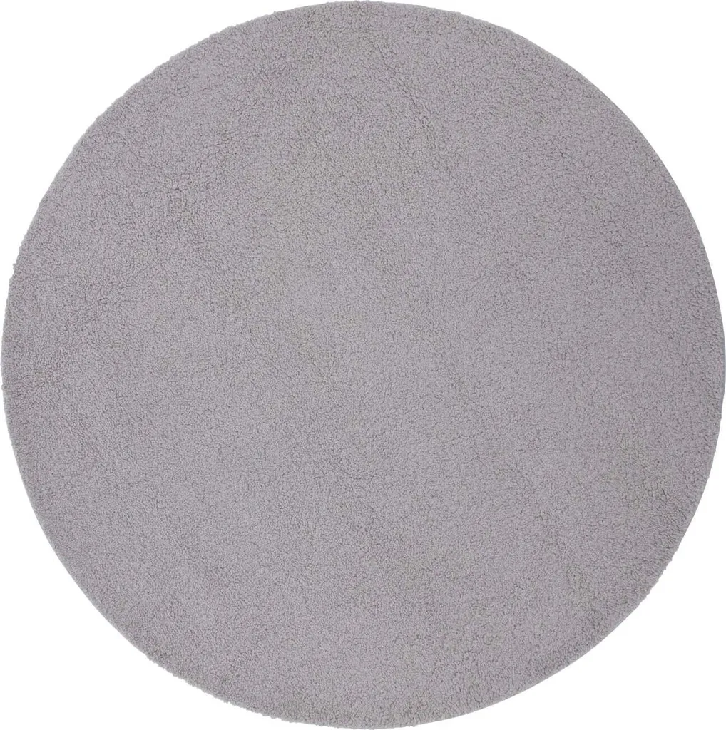 Tapis Teddy Gris 200x200 cm Moelleux et Épais - Confort Scandinave