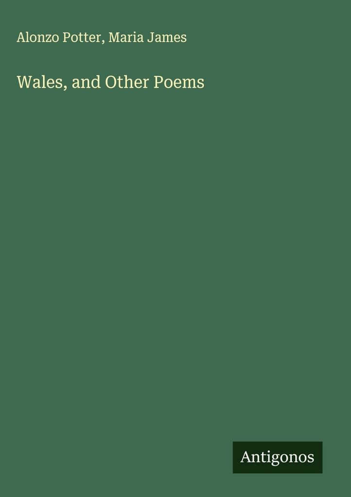 Wales, and Other Poems