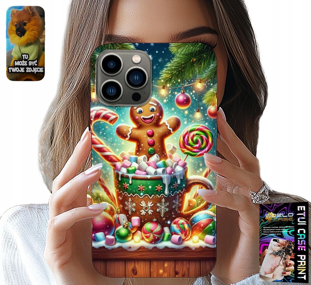 Hülle Für Iphone 13 Pro - Lebkuchen-Weihnachtsmotive + Glas