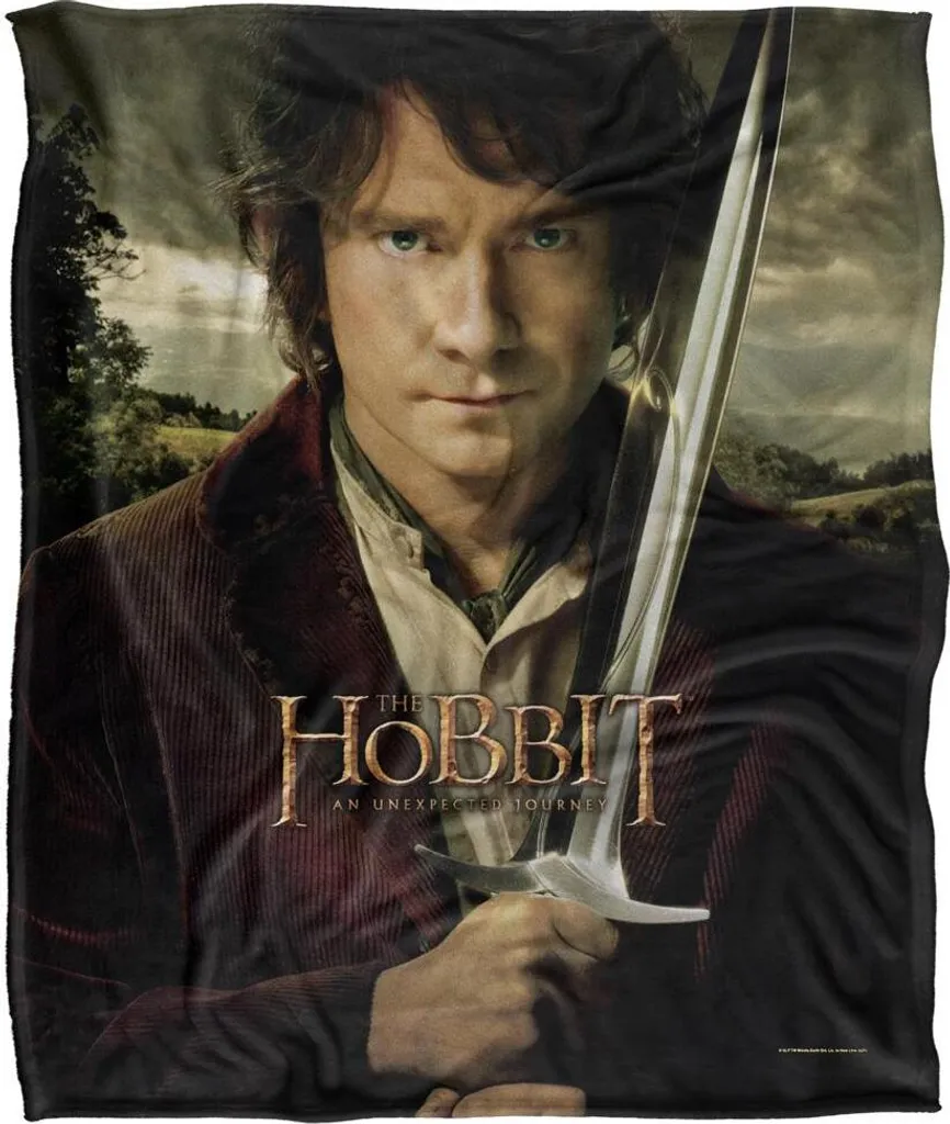 Couverture The Hobbit pour Soirée Cinéma Multicolore et Confortable - 2