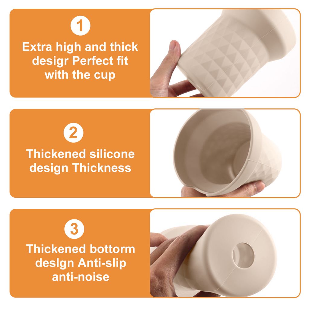 Silikon-Schutzhülle Für Stanley Cups – Passt Für 1,2 L & 510-680 Ml, Rutschfester Boden, Kratzgeschützt