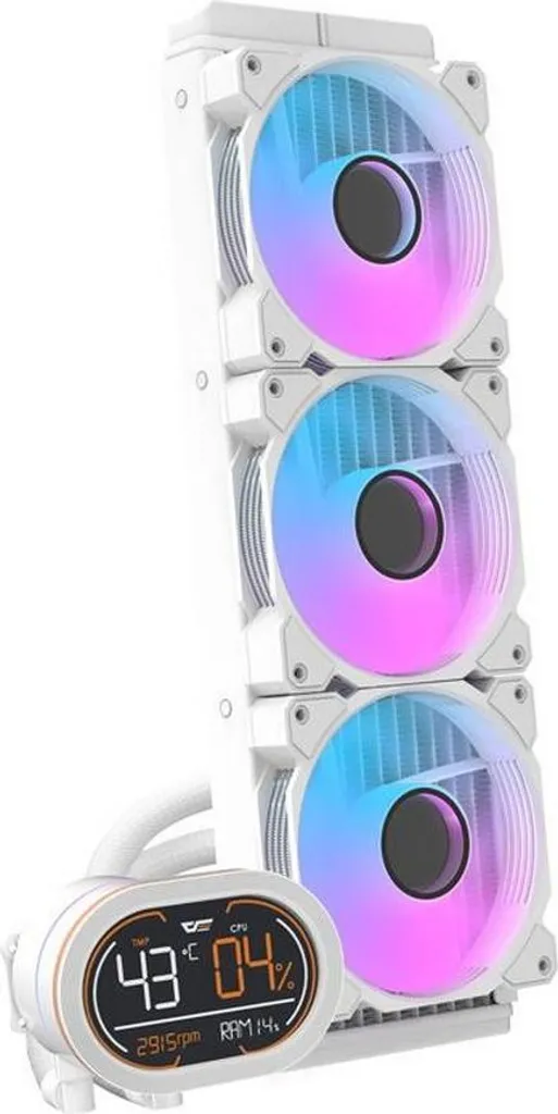 darkFlash DH360D White v2 - Refroidissement par eau AIO 360mm Blanc