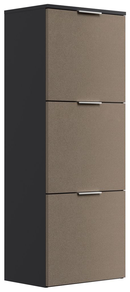 Schuhschrank Domus-L 3 Klappen 12 Paar Schuhe Sand : Sand / Grafit