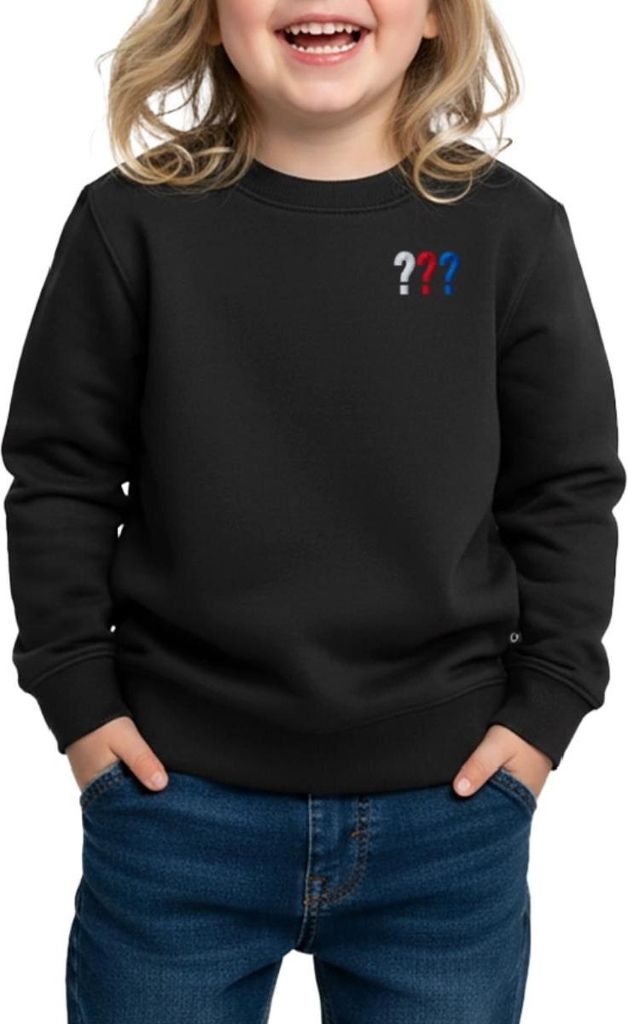 Spreadshirt Die Drei Fragezeichen Logo Stickerei Kinder Produktbild 