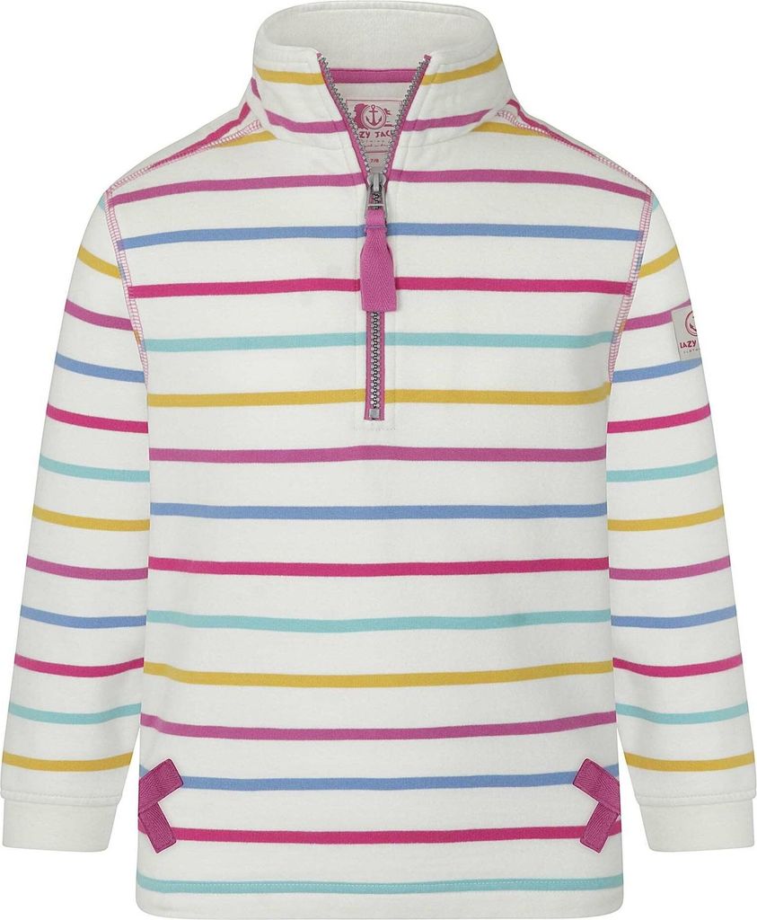 Lazy Jacks - Sweatshirt für Mädchen LJ173 (116) (Hellblau)