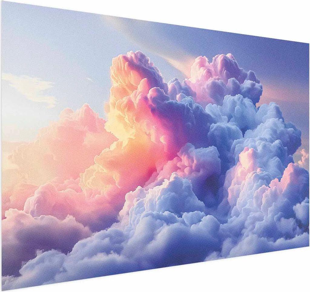 Posterpapier Poster - Clouds Like Painted: Artistic Dawn Brushes Painting the Sky 30x21 cm Muster b-H-10027-ao-a