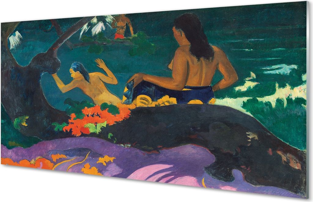 Spritzschutz 100x50 Wandkunst Kunst Akt auf dem See