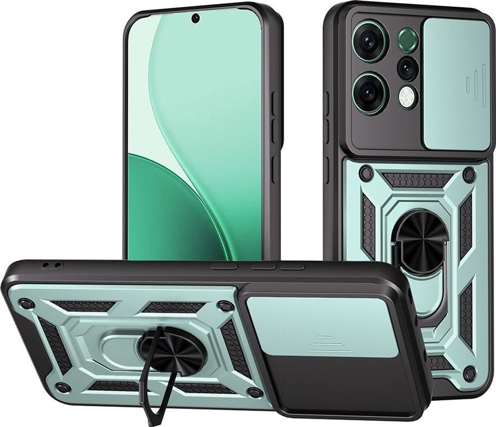 OPPO Reno14 Hülle - Coverup Armor Ring Ständer Back Cover Produktbild 