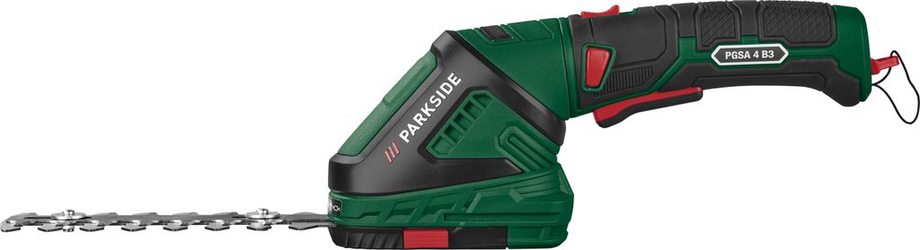 PARKSIDE® 2in1 Akku-Grasschere Strauchschere Gartenschere Produktbild 