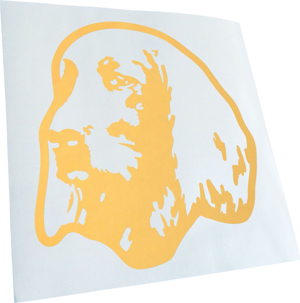 Kiwistar - Autoaufkleber - irish setter Hund - Creme - 24x22cm - Aufkleber für Auto, Laptop, Fahrrad, LKW, Motorrad mehrfarbig JDM Decal Racing