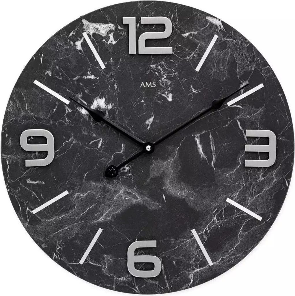 AMS - 9707 - Wanduhr - Quarz - 40cm