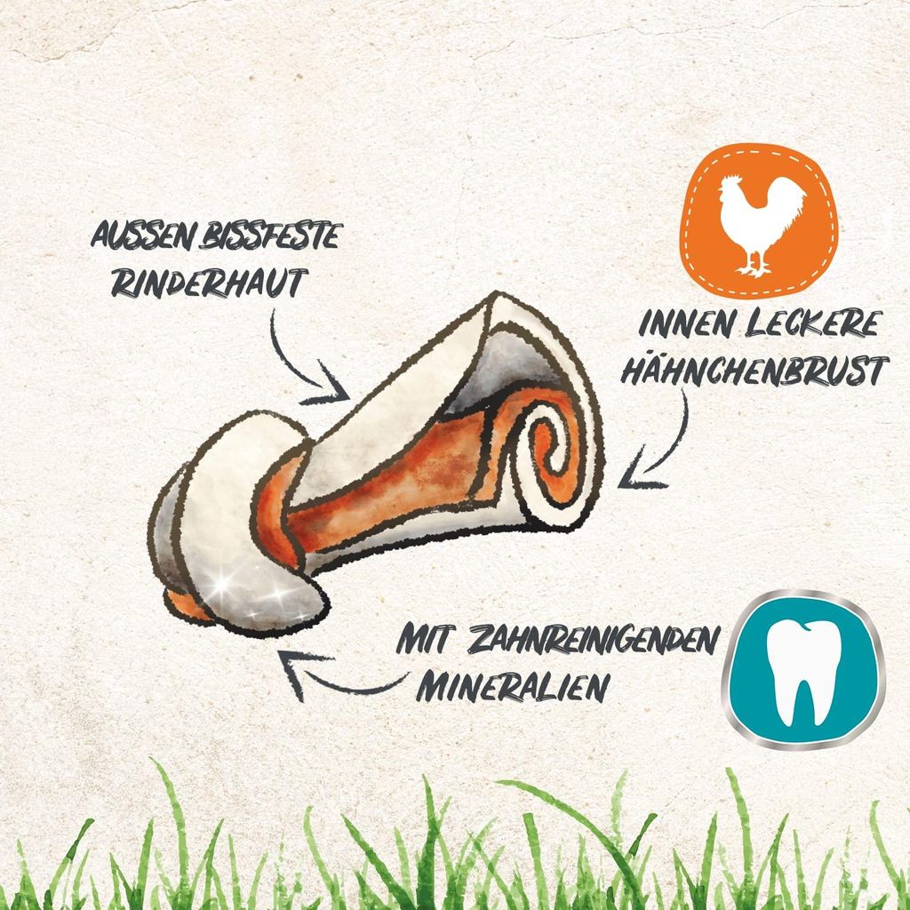 8in1 Pro Dental Knochen XS, gesunde Kauknochen für mini Hunde, 7 Stück